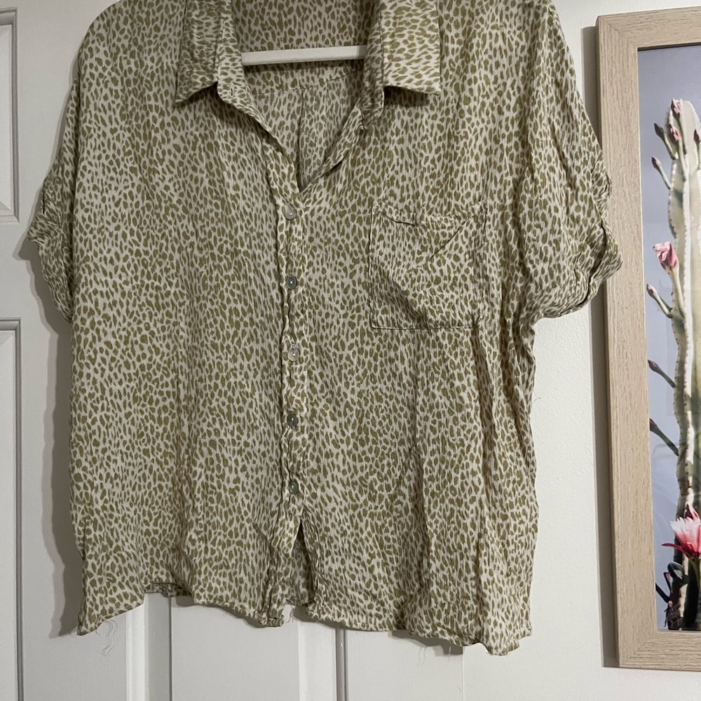 By Together Leopard Print Top in Beige